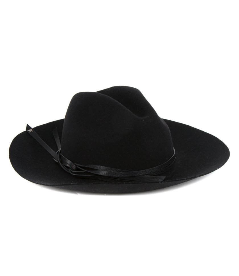 JUST IN - BLACK GOLDEN COLLECTION FEDORA HAT