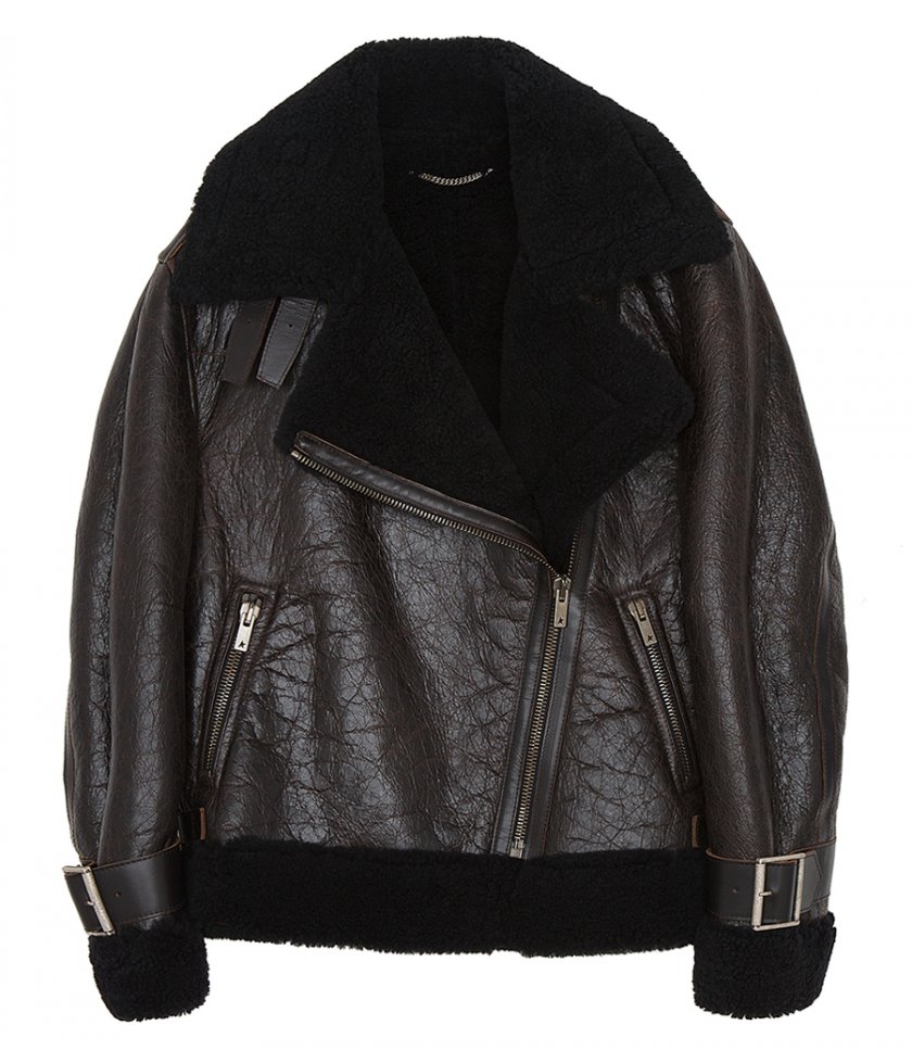JUST IN - JOURNEY SHEARLING JACKET