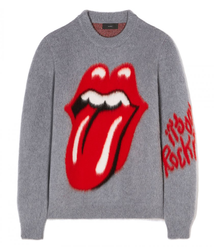 JUST IN - TONGUE AND LIPS BRUSHED SWEATER