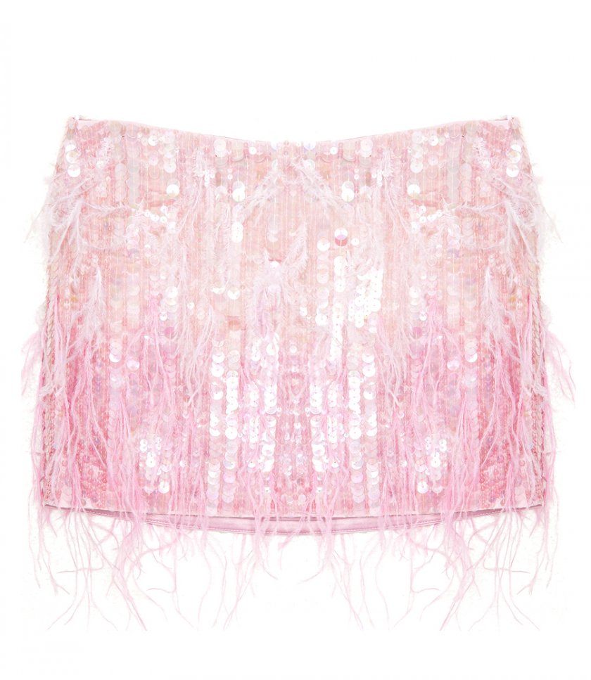 JUST IN - ATHANA SEQUIN FEATHER SKIRT