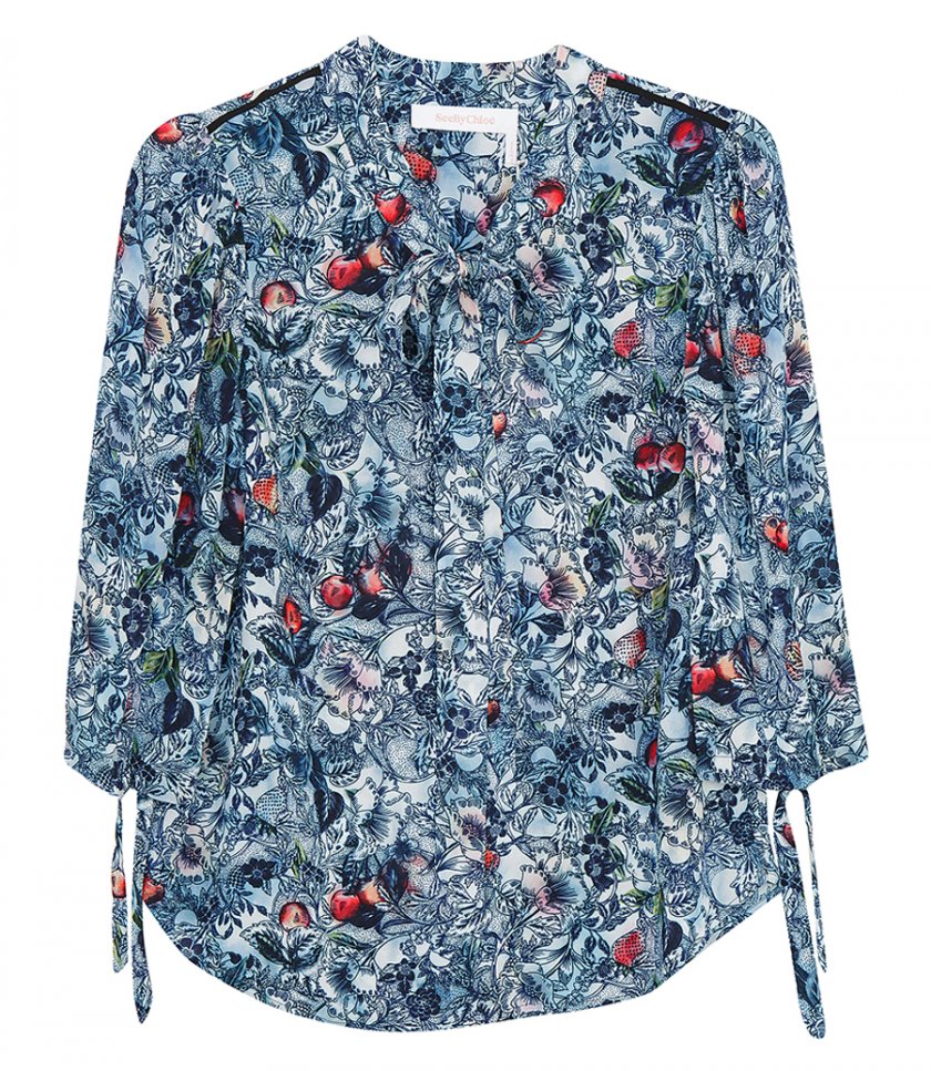 TOPS - LAVALLIERE BLOUSE