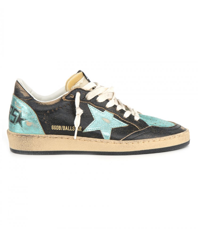 GOLDEN GOOSE  - MINT SHINY LEATHER BALL STAR