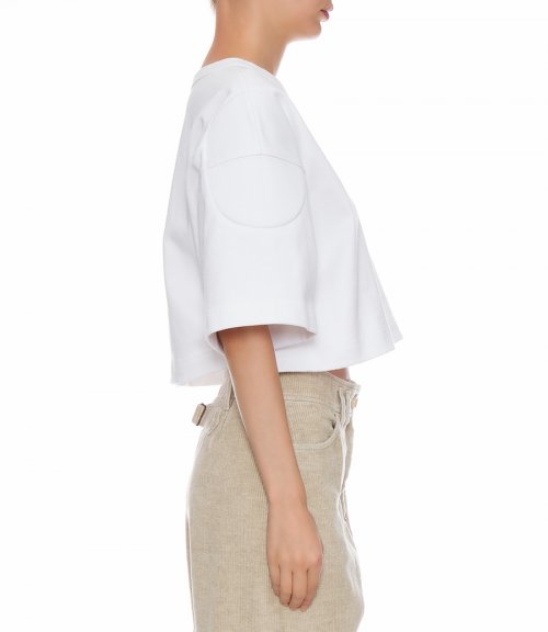 TEE WITH SHOULDER PADS