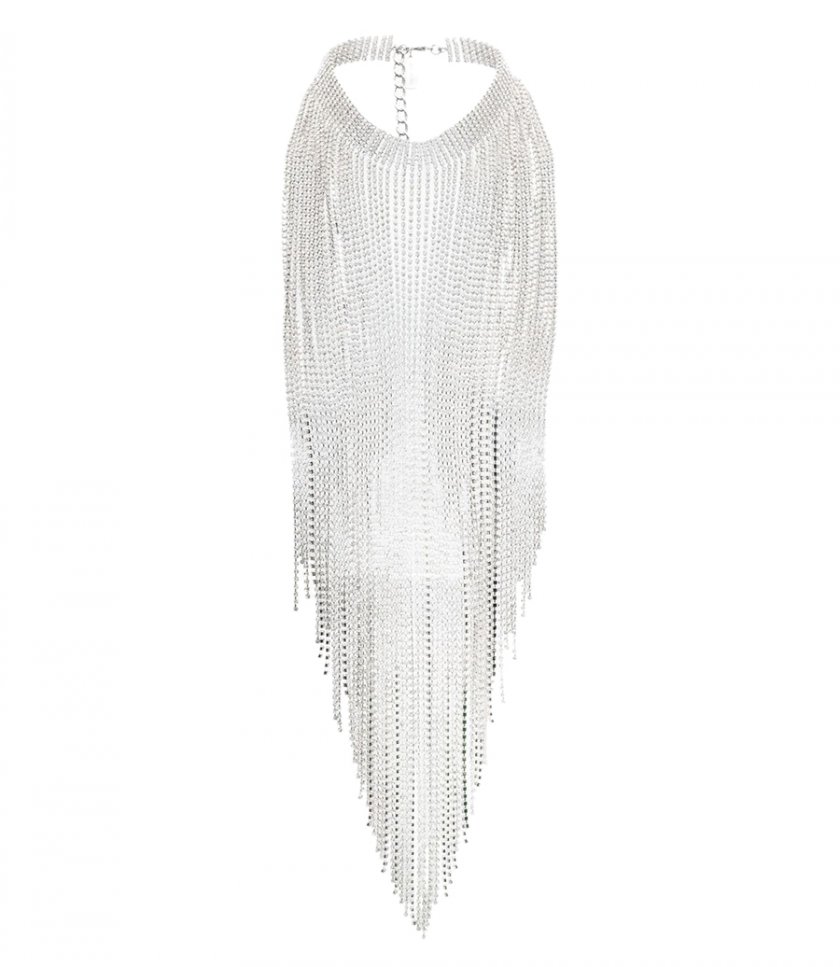 JUST IN - CRYSTAL FRINGED NECKLACE
