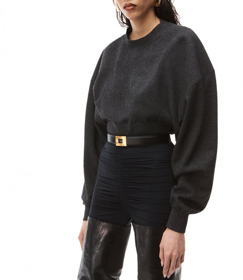OVERSIZED CROPPED PULLOVER
