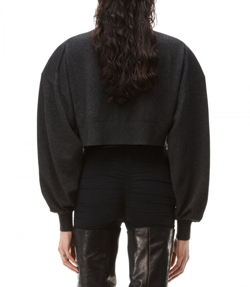 OVERSIZED CROPPED PULLOVER