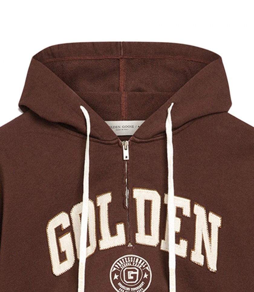 JOURNEY COLLECTION HOODED CROPPED SWEATSHIRT