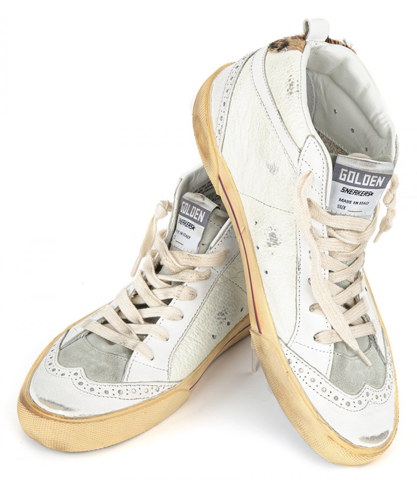 DRUMMED LEATHER UPPER MID STAR