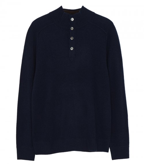 HIGH NECK WOOL AND CASHMERE SWEATER