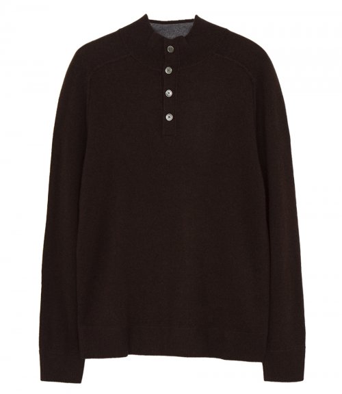 HIGH NECK WOOL AND CASHMERE SWEATER
