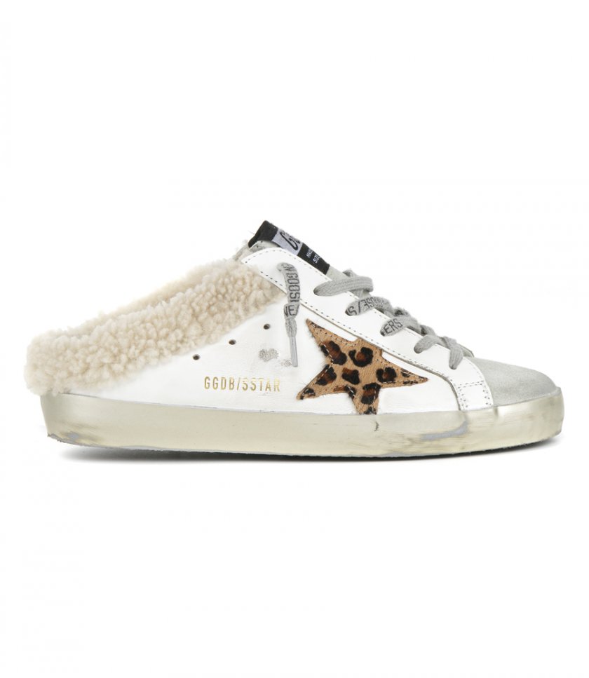 SNEAKERS - SPARKLE FOXING SABOT SUPER-STAR