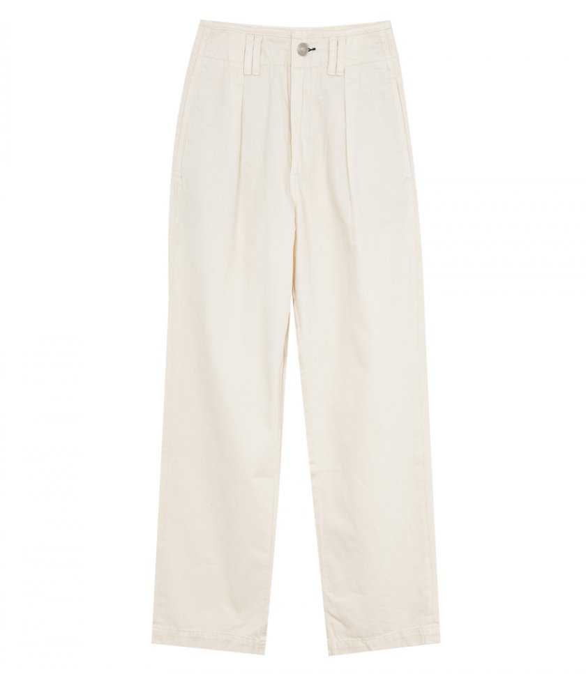 PANTS - HIGH RISE PLEATED TROUSER