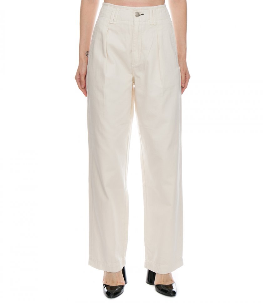HIGH RISE PLEATED TROUSER
