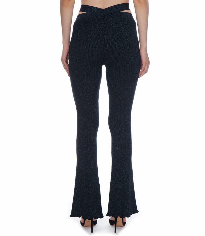 MARLED LUREX CROSSOVER PANT
