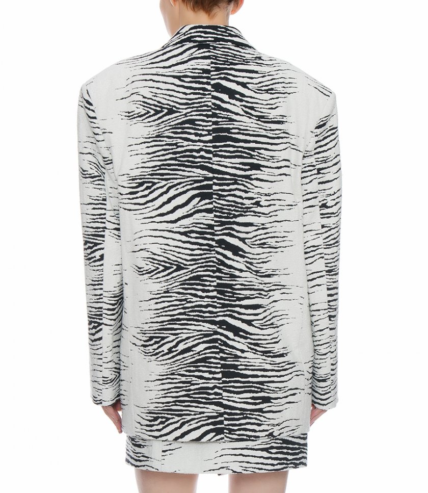 ''GLEN'' WHITE AND BLACK BLAZER