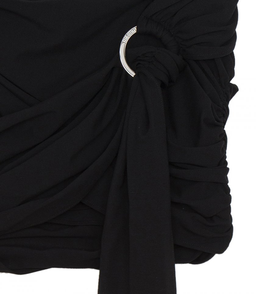 ''FRAN'' BLACK MINI SKIRT
