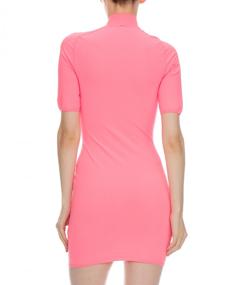 MOCK NECK MINI DRESS