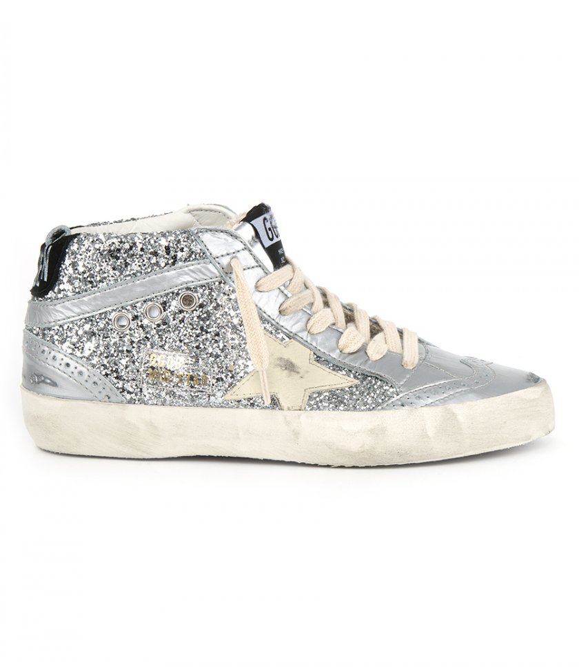SHOES - SILVER GLITTER UPPER MID STAR