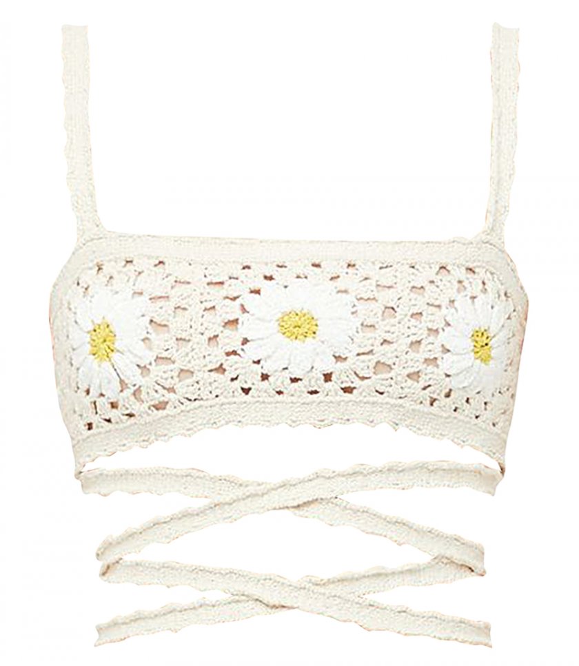 CLOTHES - DAISY CROCHET BRA