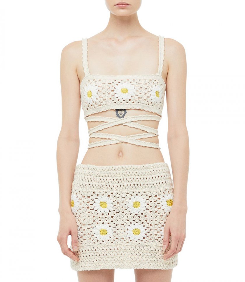 DAISY CROCHET BRA