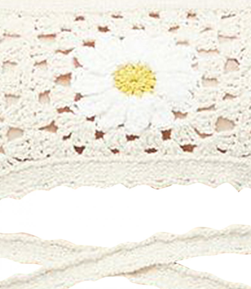 DAISY CROCHET BRA