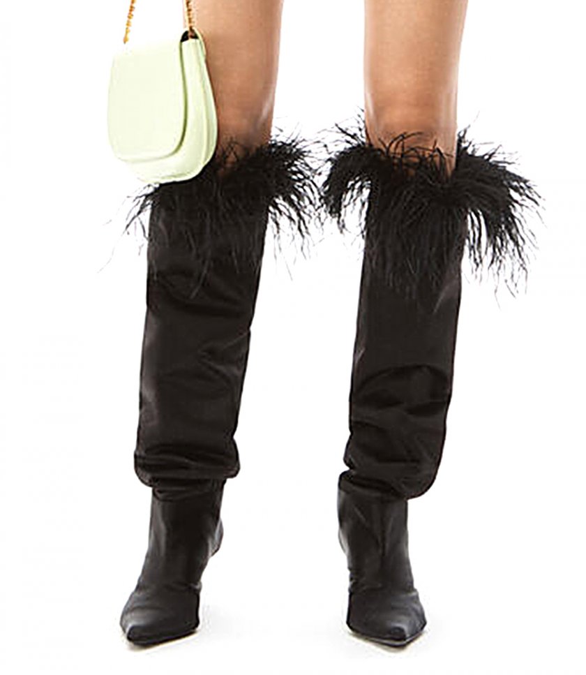 VIOLA FEATHER SLOUCH BOOT