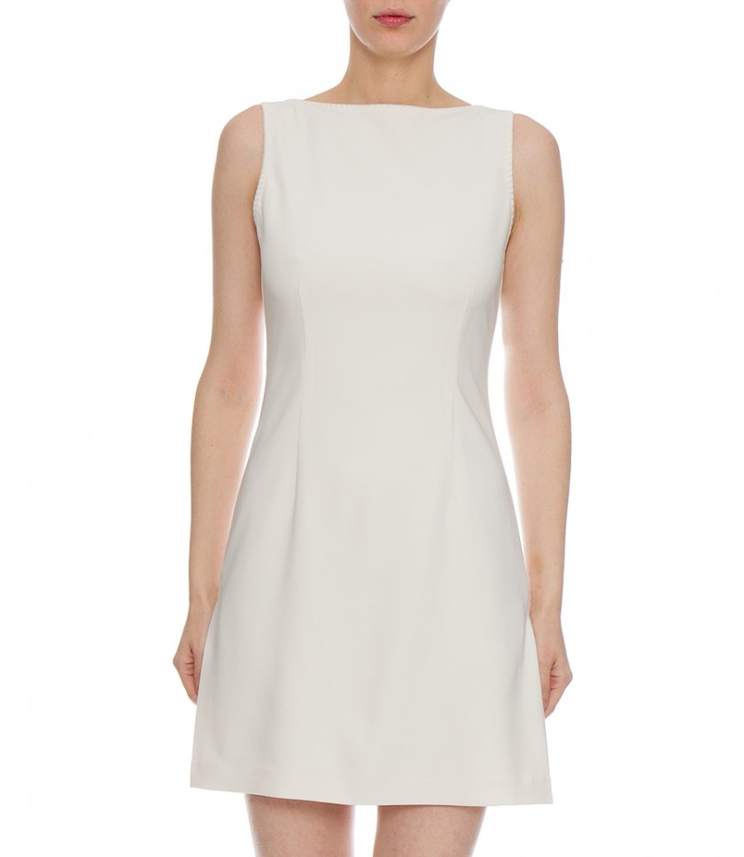 BOATNECK SHIFT DRESS
