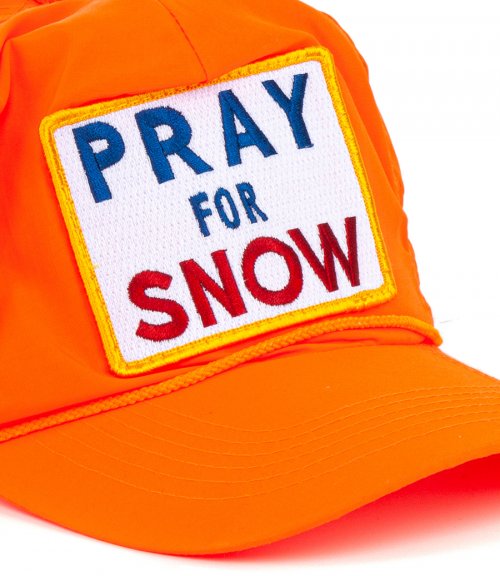PRAY FOR SNOW TRUCKER HAT