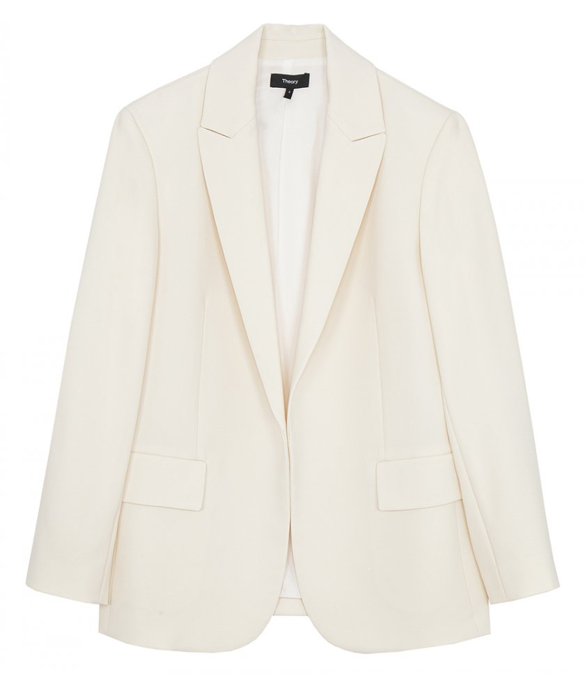 JACKETS - RELAXED BLAZER IN ADMIRAL CREPE