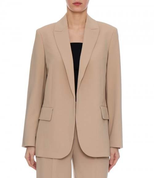 RELAXED BLAZER IN ADMIRAL CREPE