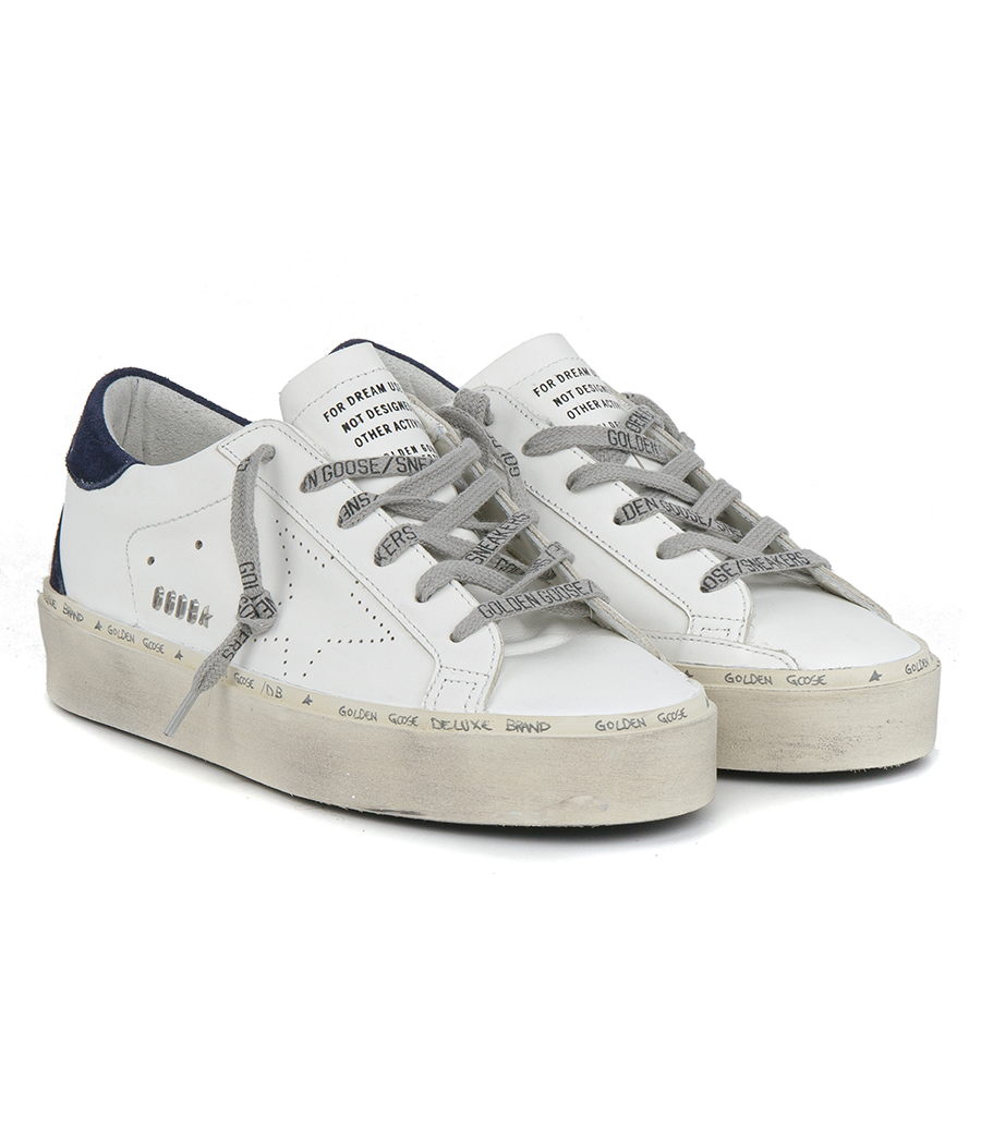 WHITE LEATHER HI STAR