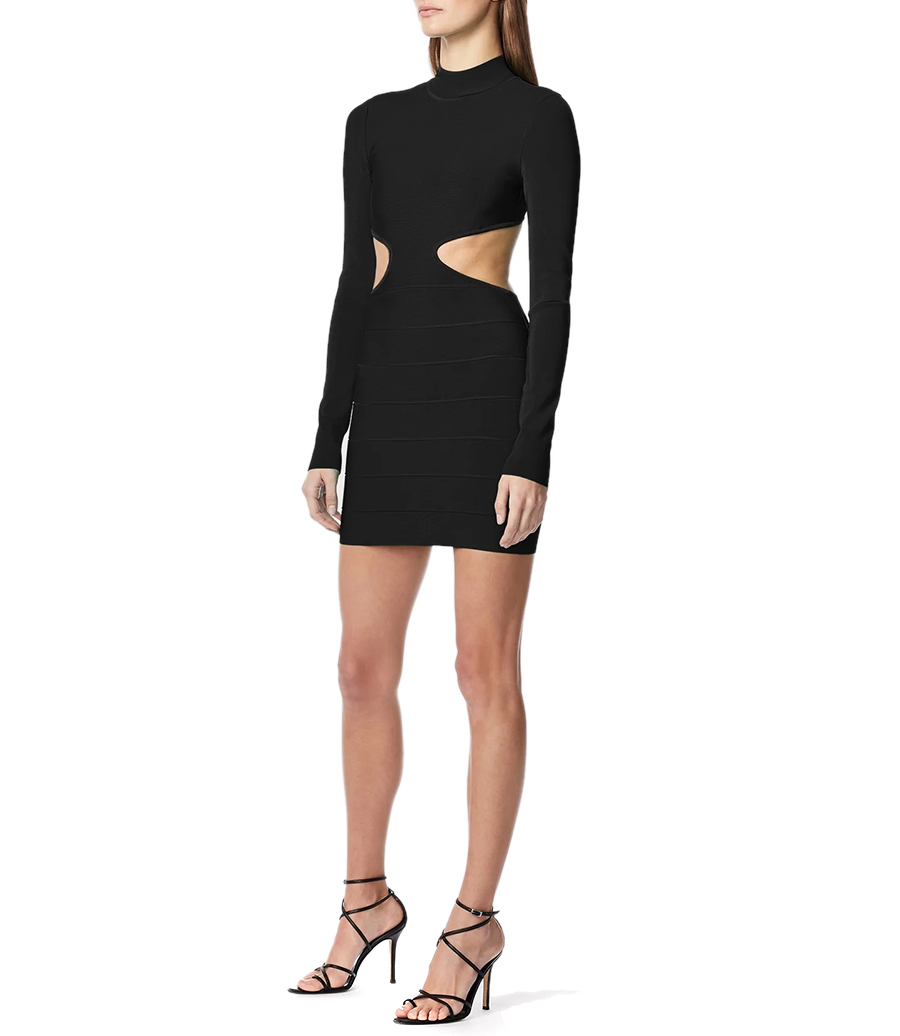 ICON OPEN BACK MINI DRESS