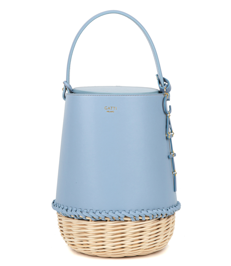 GATTI - EMILY LEATHER WICKER BAG