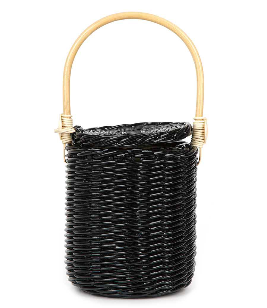 TWEETY SMALL WICKER BUCKET BAG