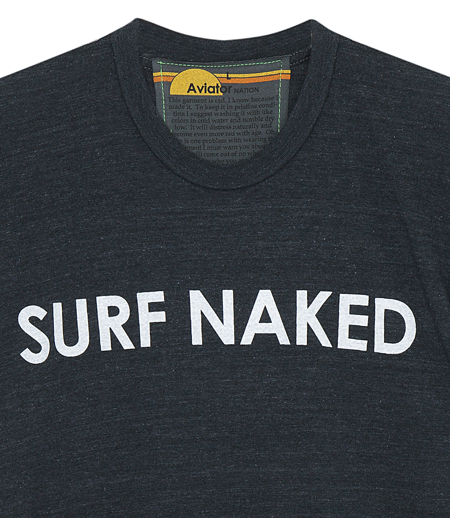SURF NAKED CREW TEE