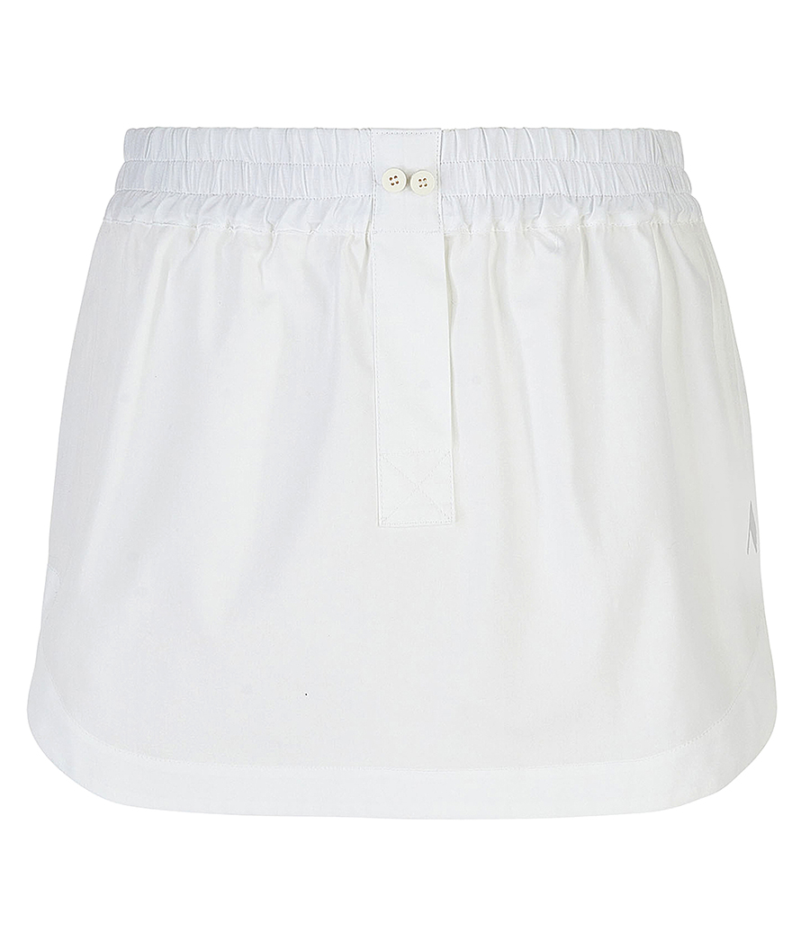 THE ATTICO - ''ROONEY'' WHITE MINI SKIRT