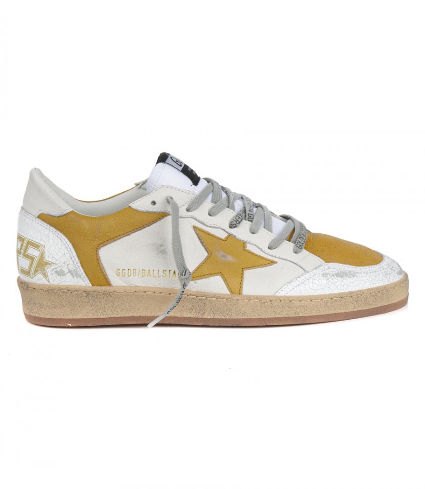 SHOES - WHITE-MUSTARD BALL STAR