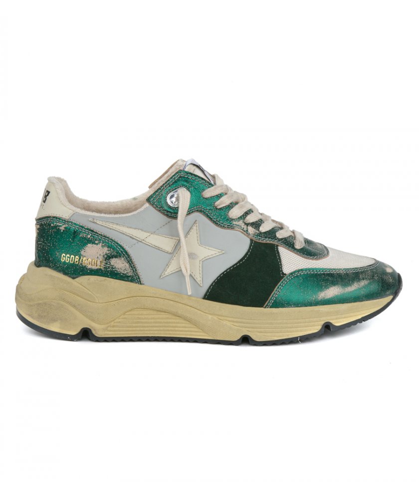 SHOES - VINTAGE GREEN RUNNING SOLE