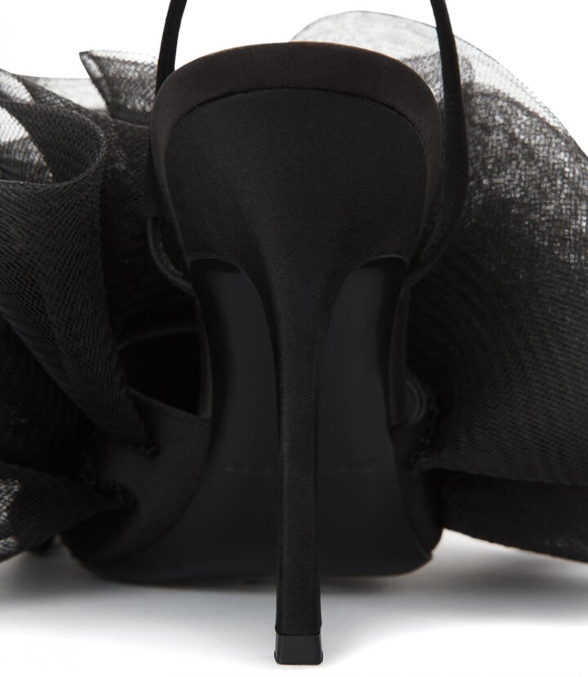 POM 105 SLINGBACK IN MESH/SATIN