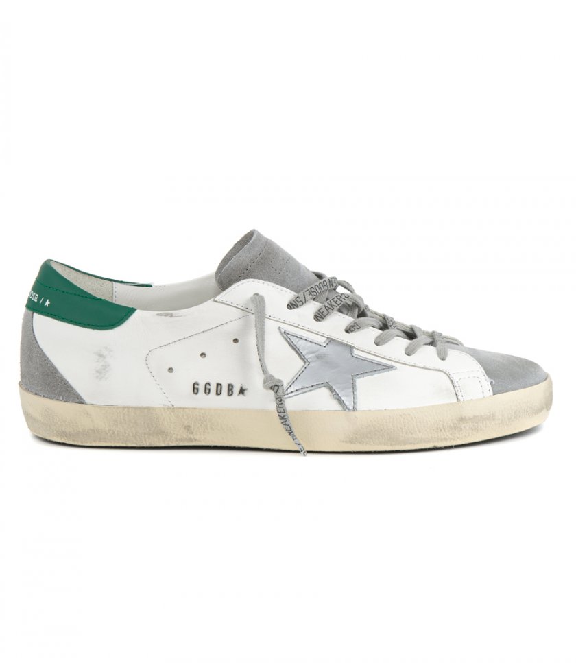 SNEAKERS - LAMINATED SILVER STAR SUPER-STAR