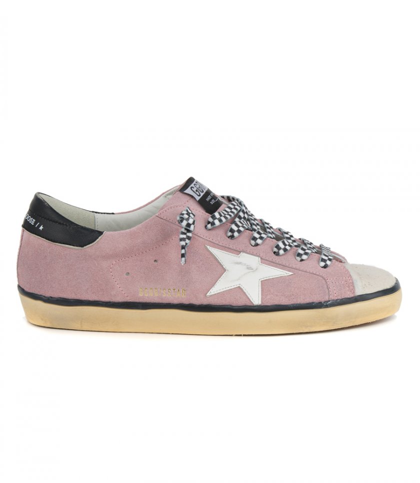 SNEAKERS - ANTIQUE PINK SUEDE SUPER-STAR