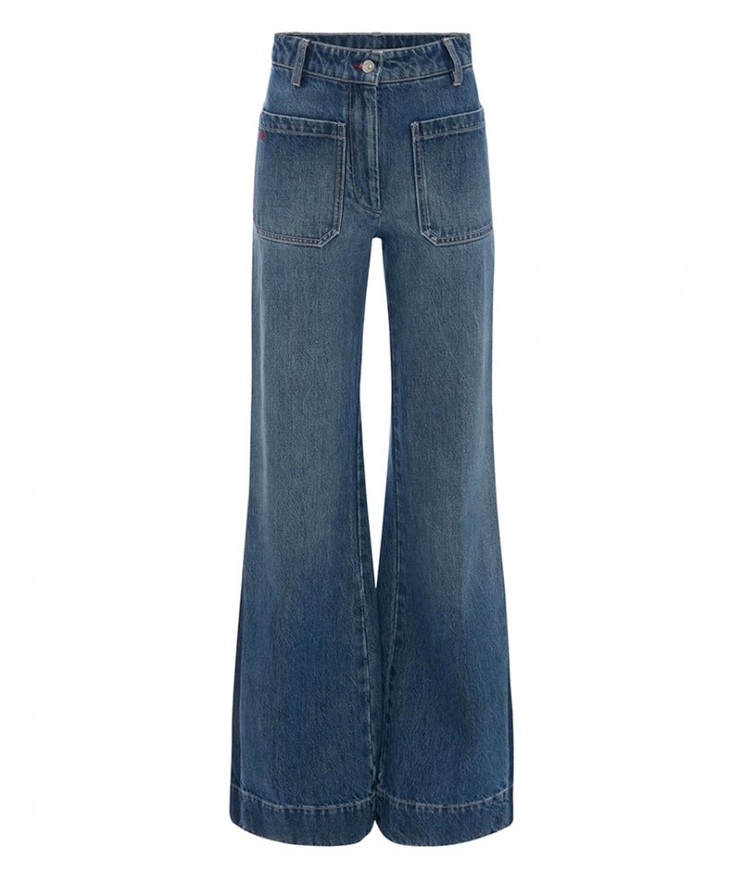 JEANS - ALINA HIGH WAISTED JEAN IN WASHED INDIGO