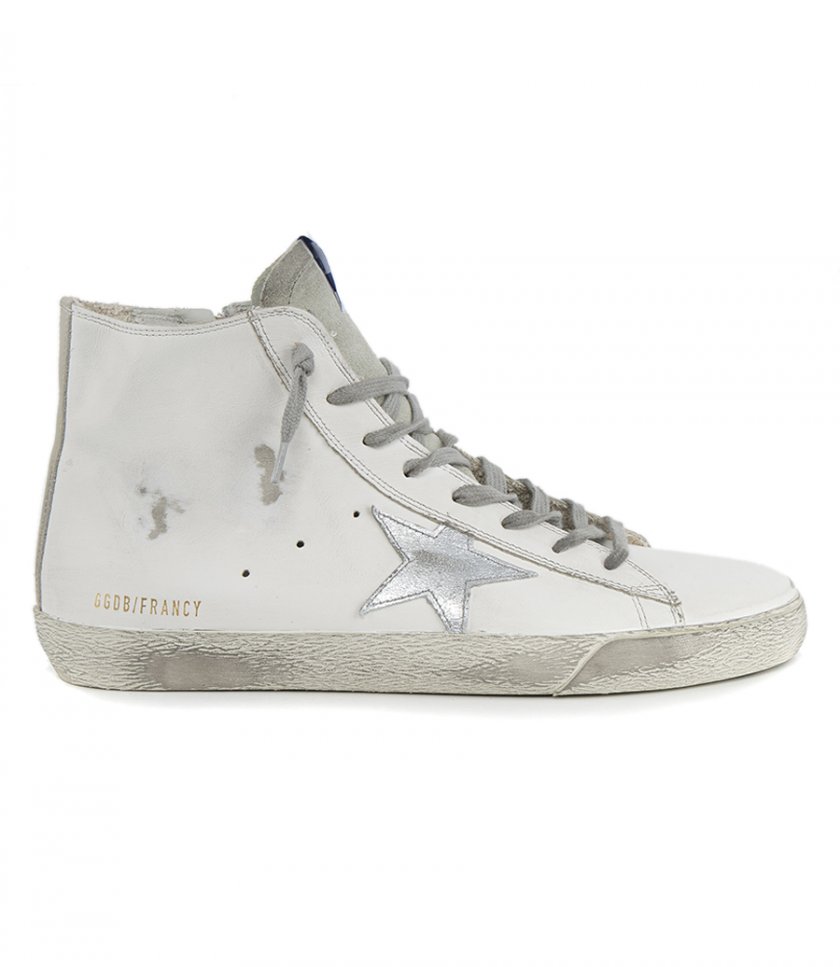 SHOES - WHITE LEATHER FRANCY