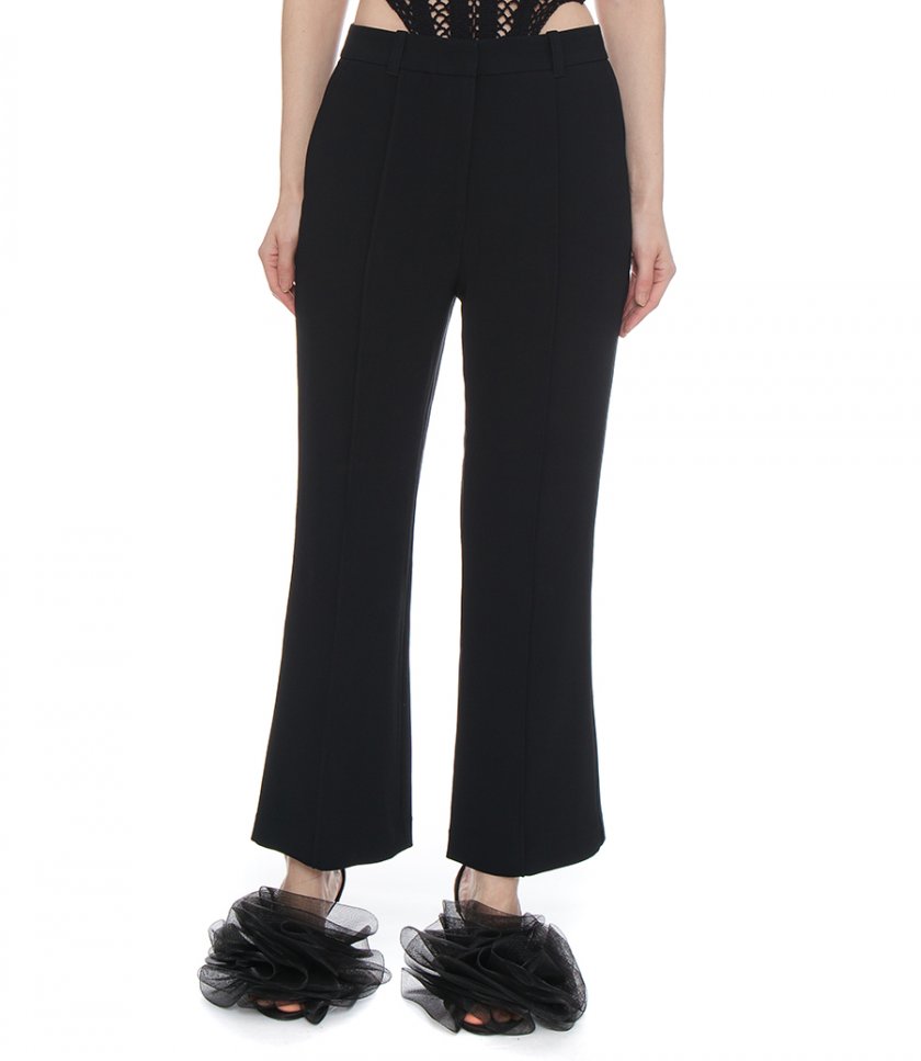 MATTE CREPE KICK FLARE PANT