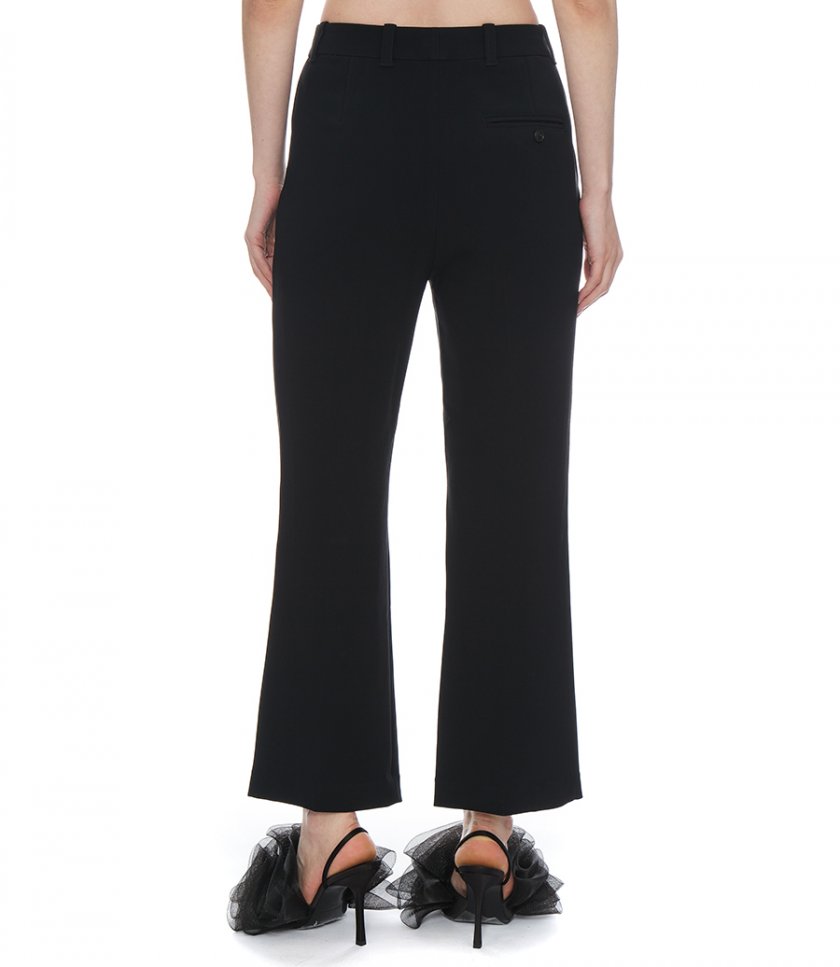 MATTE CREPE KICK FLARE PANT