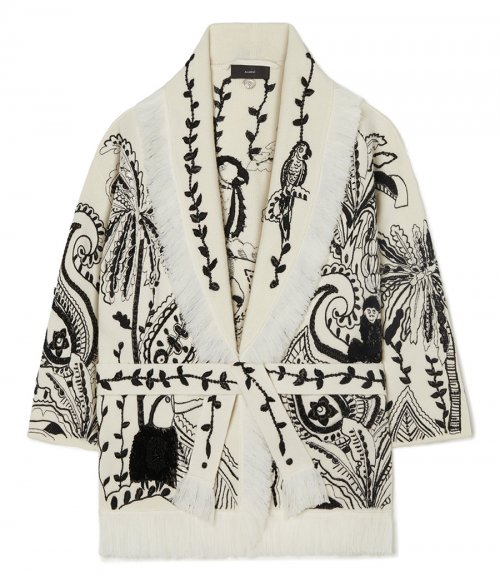 OASIS OF IMAGINATION EMBROIDERED CARDIGAN