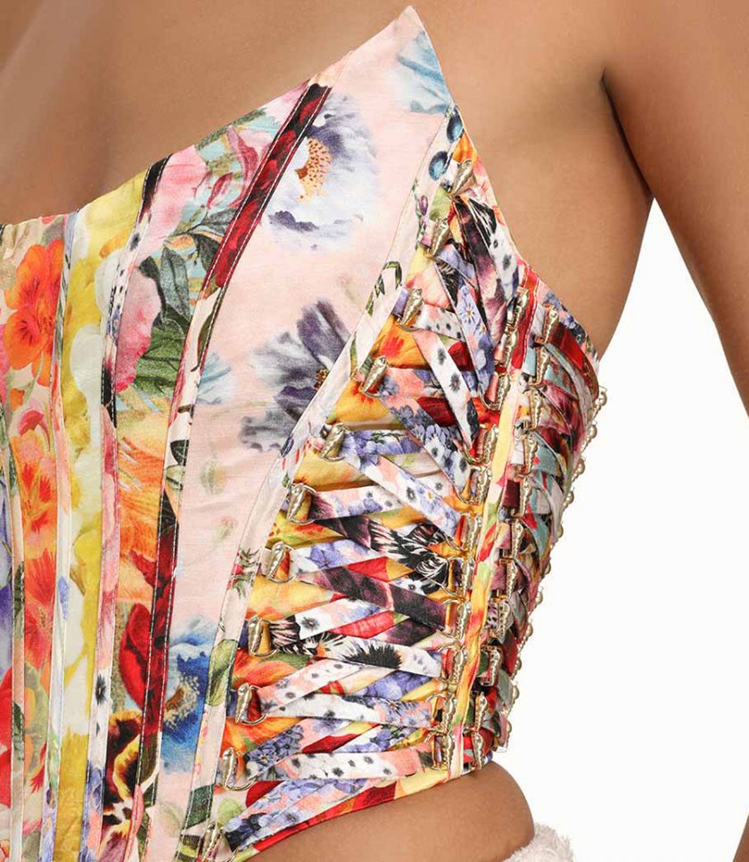 WONDERLAND FLORAL CORSET