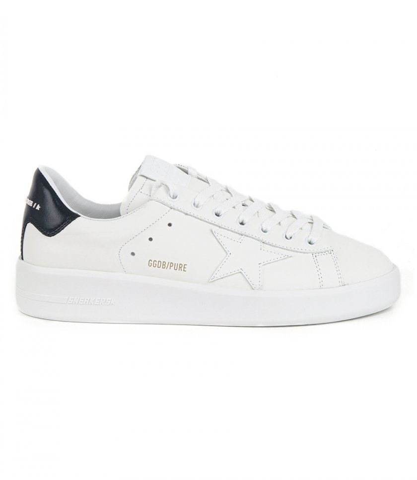 SNEAKERS - BLUE SHINY HEEL PURE-STAR