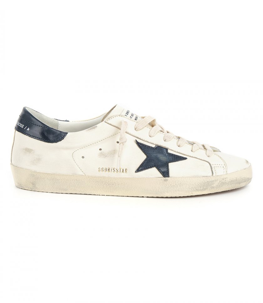 SNEAKERS - SHINY LEATHER STAR SUPER-STAR