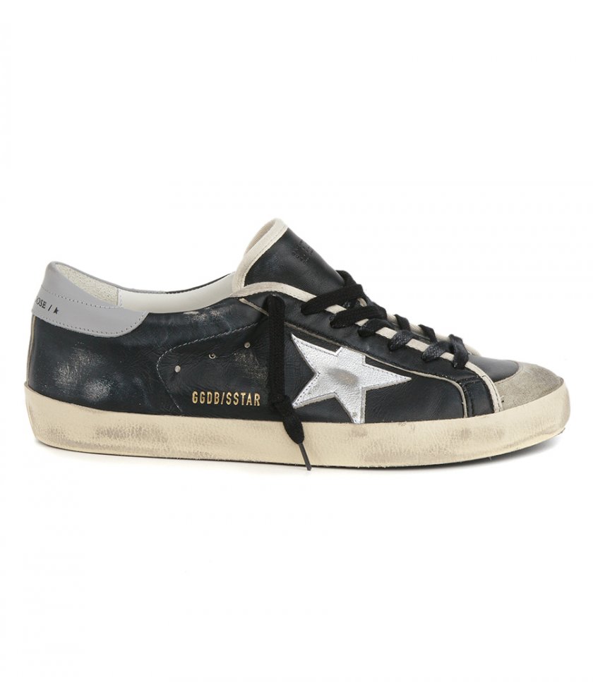 GOLDEN GOOSE  - SUPER-STAR WITH MAT LAMINATED STAR